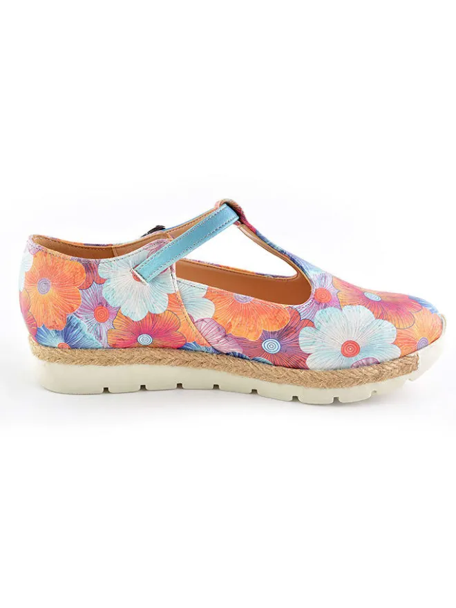 Leder-Ballerinas in Bunt>Goby New