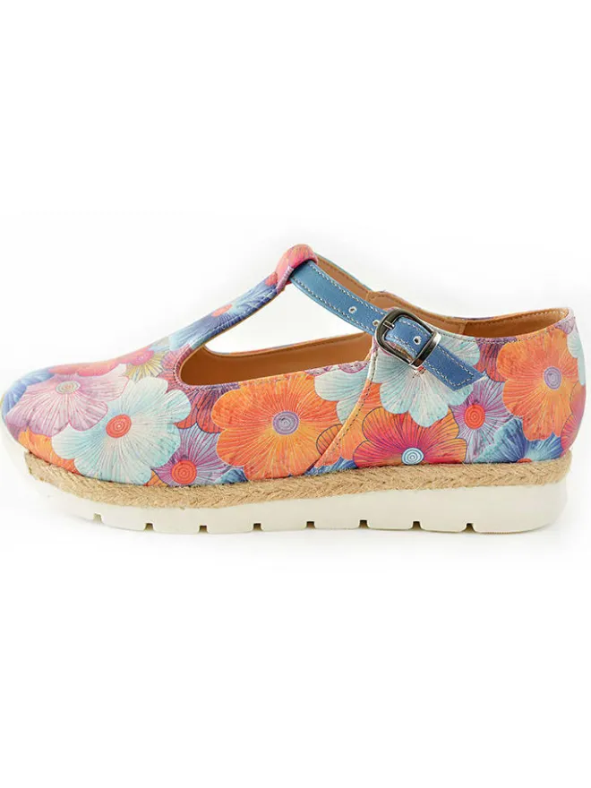 Leder-Ballerinas in Bunt>Goby New