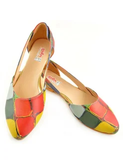 Goby Ballerinas^Leder-Ballerinas in Bunt