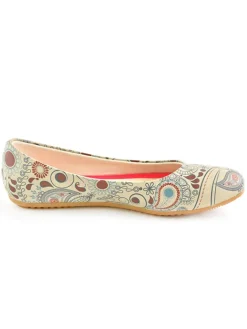 Goby Ballerinas^Leder-Ballerinas in Bunt/ Beige