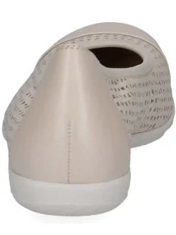 Caprice Ballerinas^Leder-Ballerinas in Creme