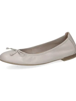 Leder-Ballerinas in Creme>Caprice Sale