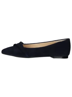 Leder-Ballerinas in Dunkelblau>PETER KAISER