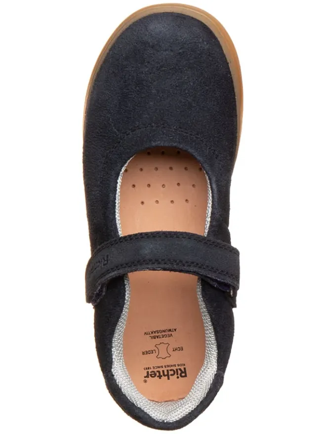 Leder-Ballerinas in Dunkelblau>Richter Shoes Hot