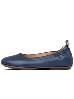 fitflop Ballerinas^Leder-Ballerinas in Dunkelblau