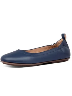 fitflop Ballerinas^Leder-Ballerinas in Dunkelblau