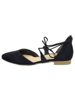 Leder-Ballerinas in Dunkelblau>Paul Green Sale
