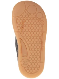 Leder-Ballerinas in Dunkelblau><noscript><img width=