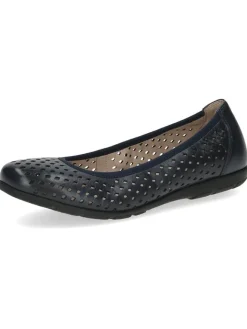 Caprice Ballerinas^Leder-Ballerinas in Dunkelblau