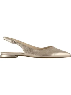 Högl Pumps^Leder-Ballerinas in Gold