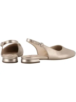 Högl Pumps^Leder-Ballerinas in Gold