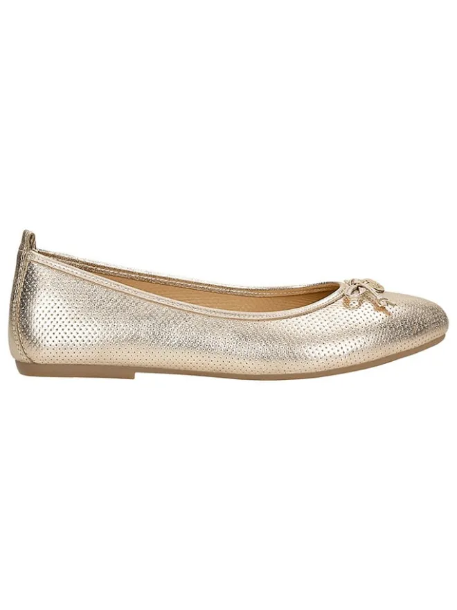 Wojas Ballerinas^Leder-Ballerinas in Gold