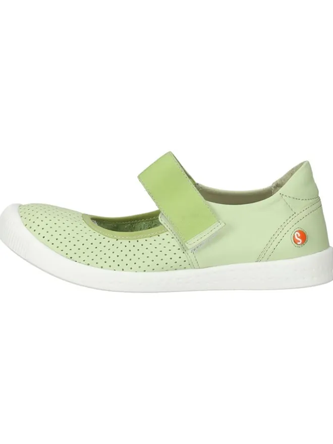 Leder-Ballerinas in Grün>softinos Outlet