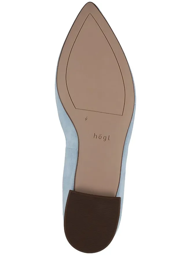 Leder-Ballerinas in Hellblau>Högl Hot