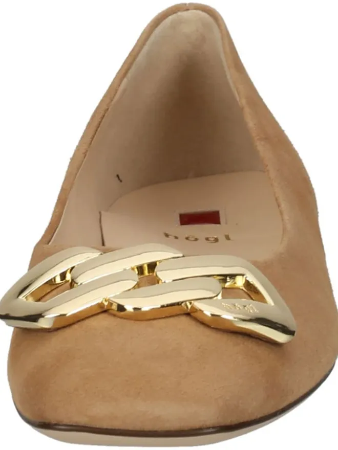 Leder-Ballerinas in Hellbraun>Högl Online