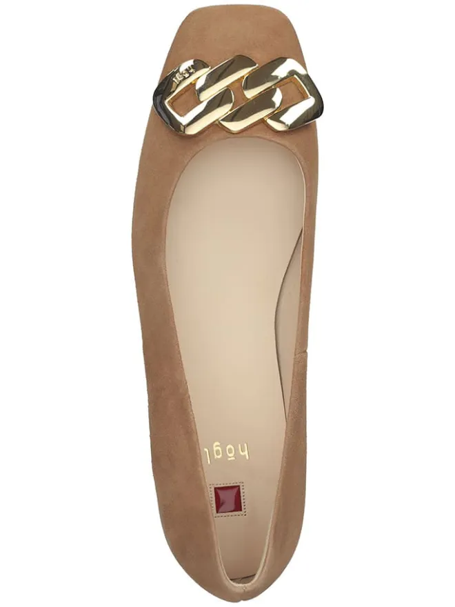 Leder-Ballerinas in Hellbraun>Högl Online