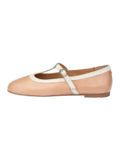 LLOYD Ballerinas^Leder-Ballerinas in Hellbraun/ Beige