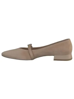 Paul Green Ballerinas^Leder-Ballerinas in Hellbraun