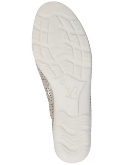 Caprice Ballerinas^Leder-Ballerinas in Hellbraun/ Grau