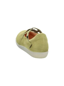 Think! Sandalen^Leder-Ballerinas in Khaki