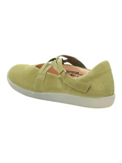 Think! Sandalen^Leder-Ballerinas in Khaki
