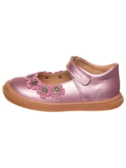 POM POM Ballerinas^Leder-Ballerinas in Lila