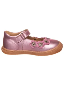 POM POM Ballerinas^Leder-Ballerinas in Lila