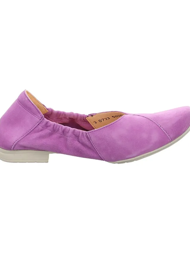 Think! Ballerinas^Leder-Ballerinas in Lila