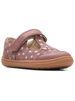 Leder-Ballerinas in Rosa>Clarks Outlet