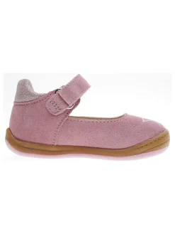 Leder-Ballerinas in Rosa><noscript><img width=
