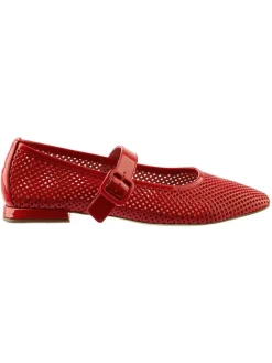 Leder-Ballerinas in Rot>Högl