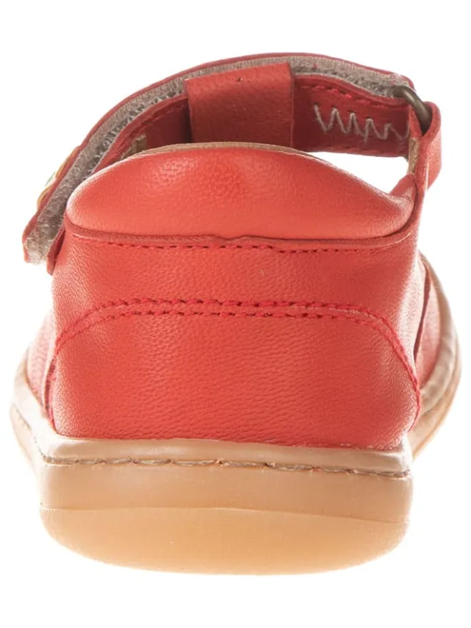 Leder-Ballerinas in Rot>El Naturalista Discount