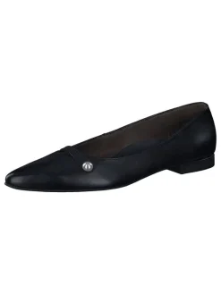 Leder-Ballerinas in Schwarz>Paul Green Clearance