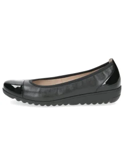 Caprice Ballerinas^Leder-Ballerinas in Schwarz