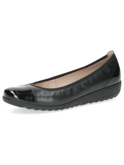 Caprice Ballerinas^Leder-Ballerinas in Schwarz