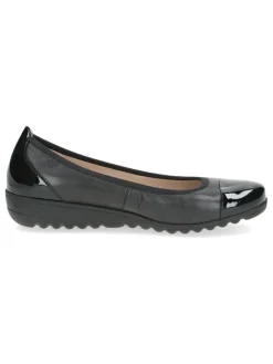 Caprice Ballerinas^Leder-Ballerinas in Schwarz