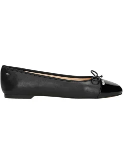 Wojas Ballerinas^Leder-Ballerinas in Schwarz