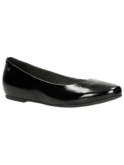 Wojas Ballerinas^Leder-Ballerinas in Schwarz