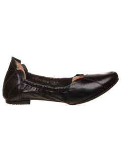 Leder-Ballerinas in Schwarz>Think! Outlet