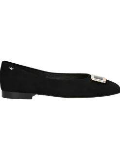 Leder-Ballerinas in Schwarz>Wojas Best