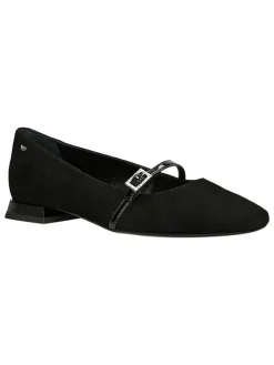 Wojas Ballerinas^Leder-Ballerinas in Schwarz