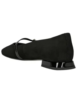 Wojas Ballerinas^Leder-Ballerinas in Schwarz