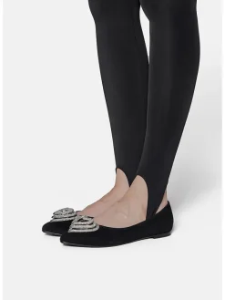 loft37 Ballerinas^Leder-Ballerinas in Schwarz