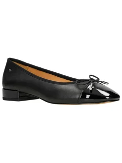 Leder-Ballerinas in Schwarz>Wojas Outlet