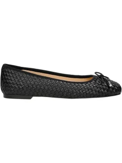 Leder-Ballerinas in Schwarz>Wojas Online
