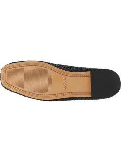 Leder-Ballerinas in Schwarz><noscript><img width=