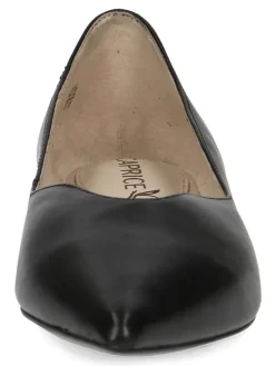 Leder-Ballerinas in Schwarz><noscript><img width=