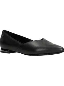 Leder-Ballerinas in Schwarz>Wojas Discount