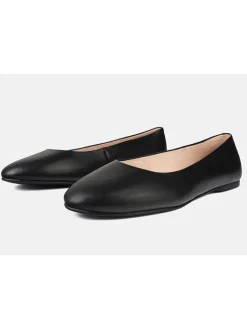 loft37 Ballerinas^Leder-Ballerinas in Schwarz