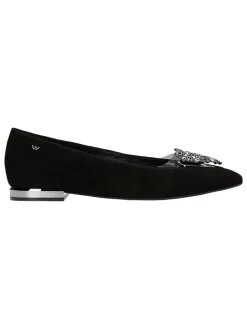 Wojas Ballerinas^Leder-Ballerinas in Schwarz